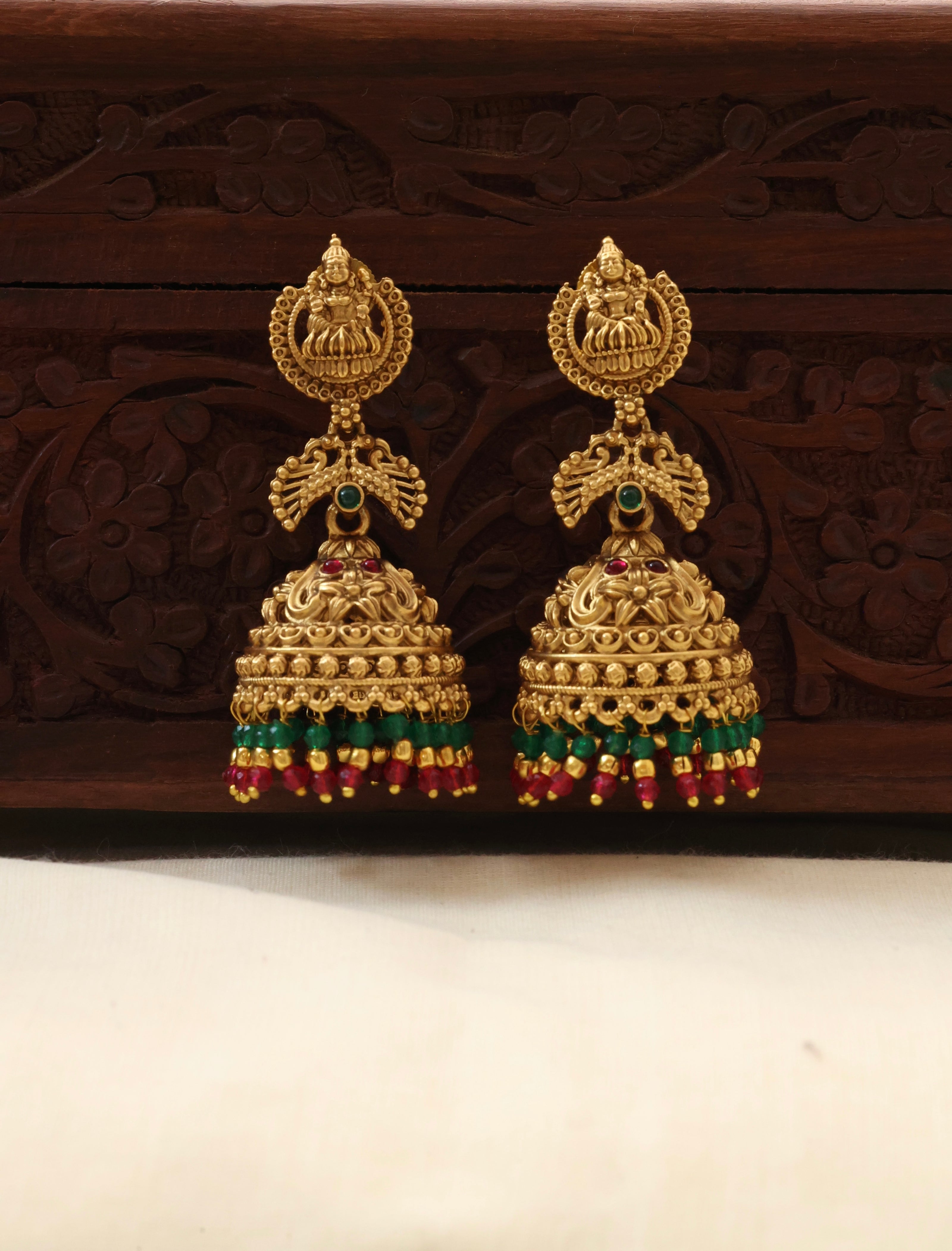 Varna jhumkas-(0177)