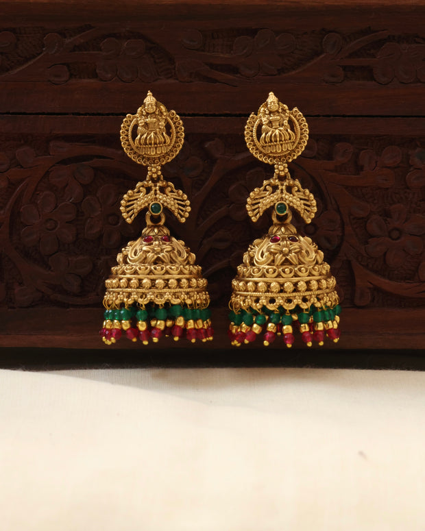Varna jhumkas-(0177)