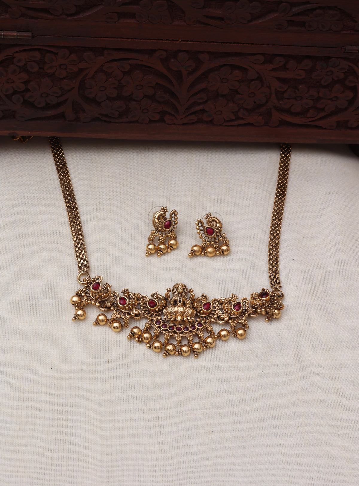 Athira choker set Ruby-JS 0199