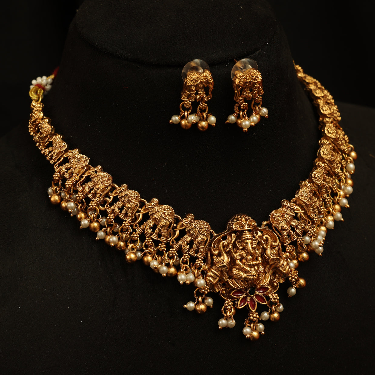 Ganapathy necklace set