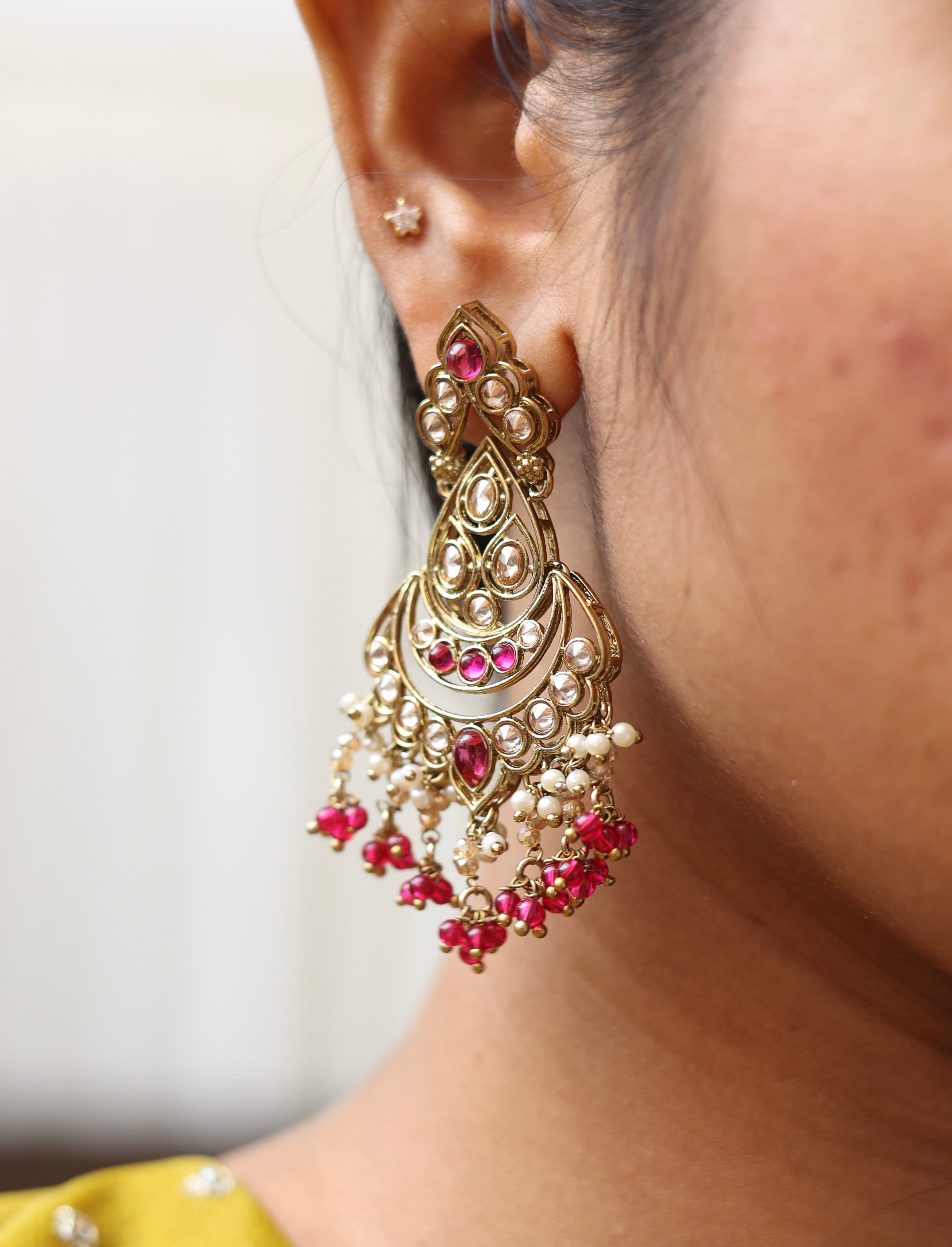 Nakshi Kundan Earrings