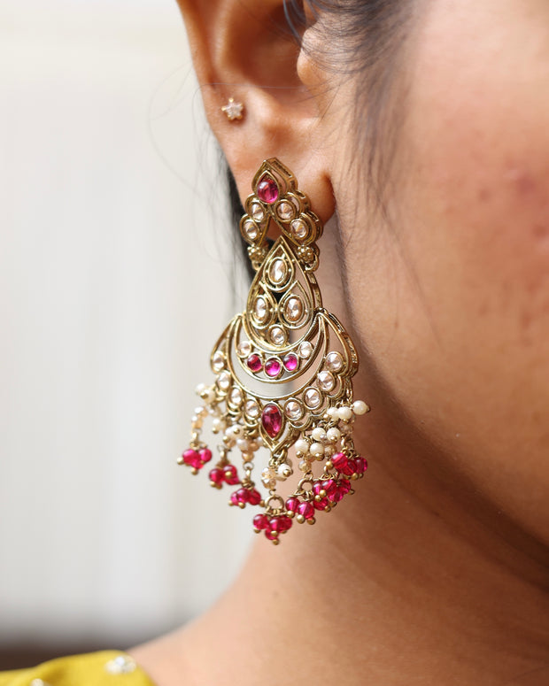 Nakshi Kundan Earrings