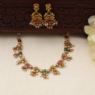 Floral necklace set