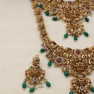 Nagas lakshmi emerald bridalset-(BR-020)