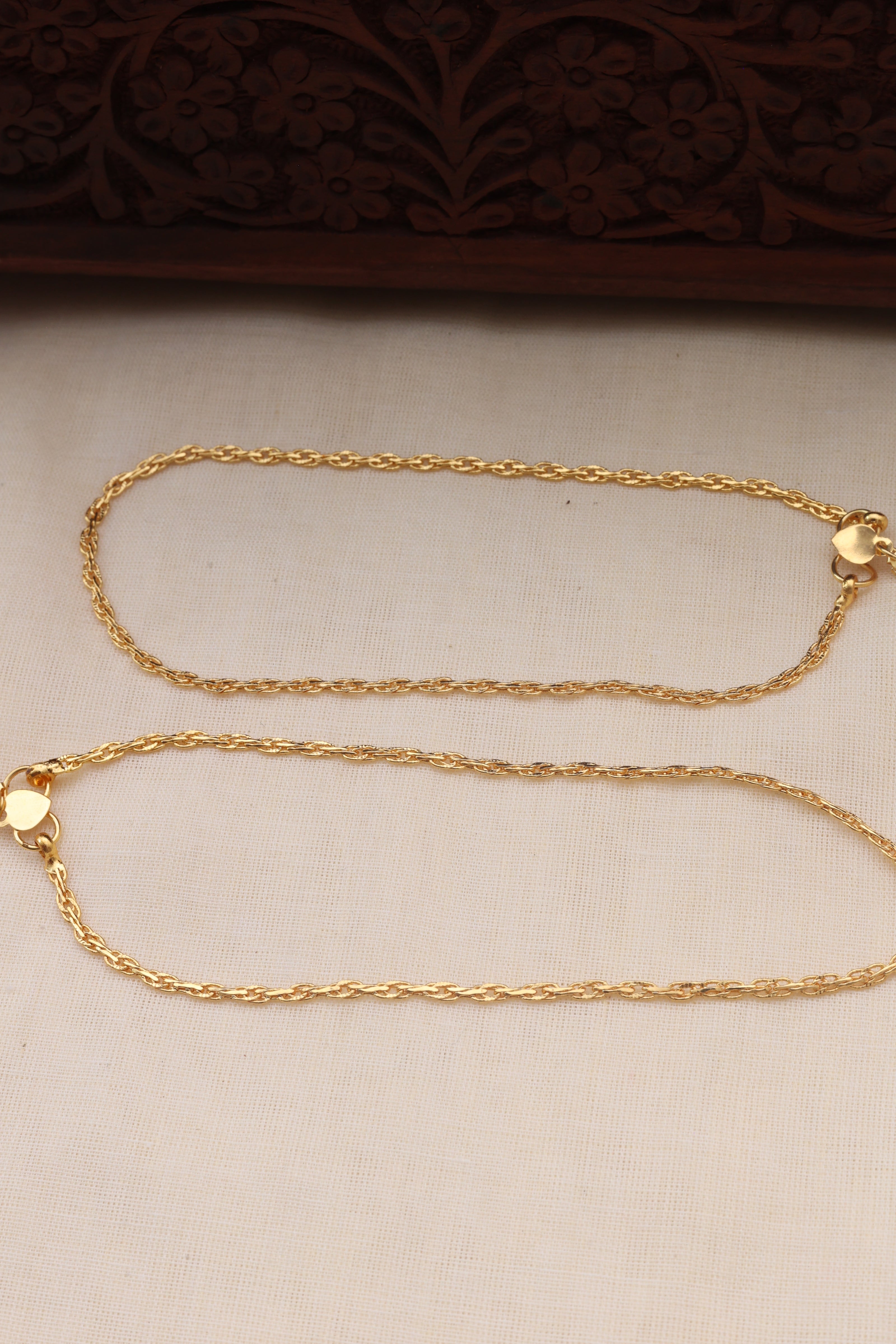 Golden Chain Anklet