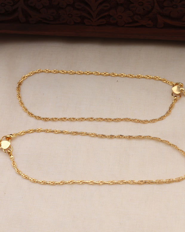 Golden Chain Anklet