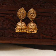 Golden jhumkas