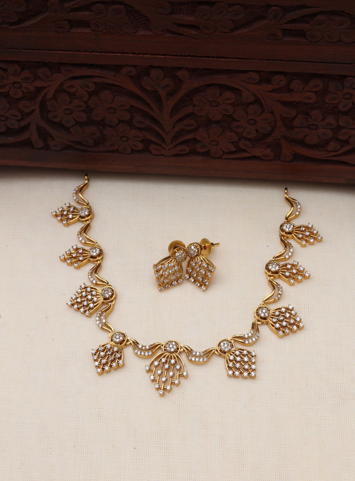 Jessy AD necklace set-JS 0118