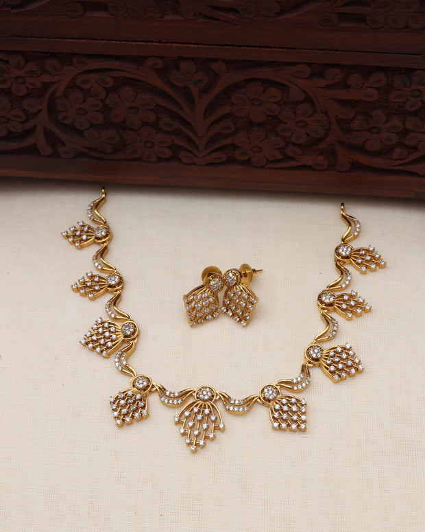 Jessy AD necklace set-JS 0118