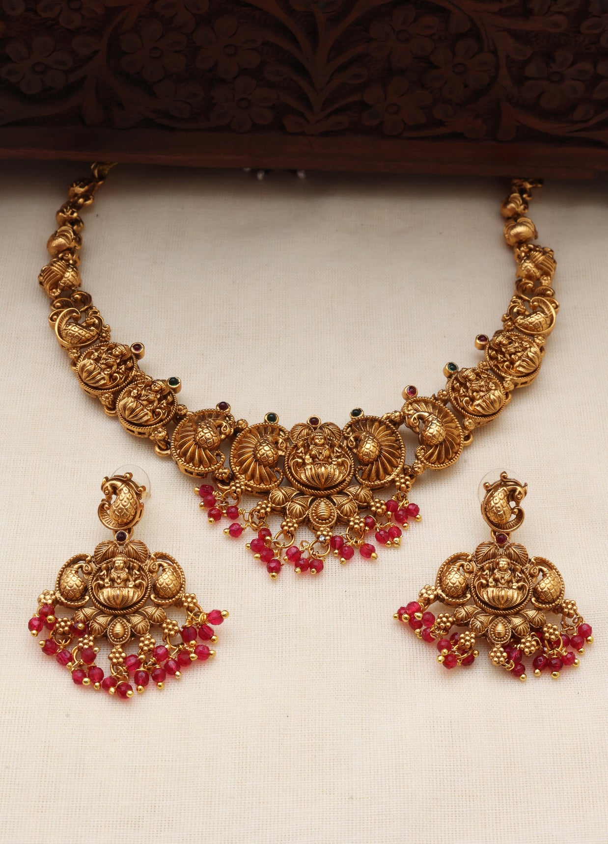 Padma lakshmi necklace set-JS 0264)