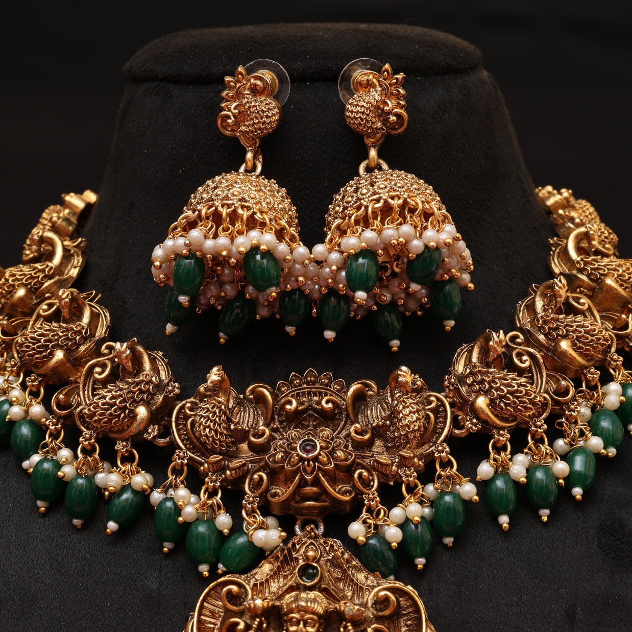 Regal Lakshmi Peacock Set