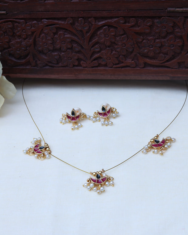 Chaandh invisible necklace set