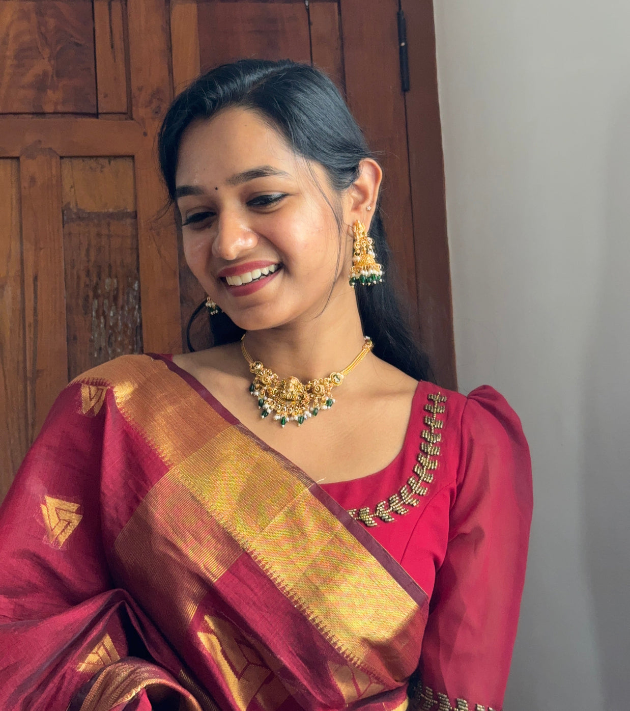 Vaibhavi Temple choker set