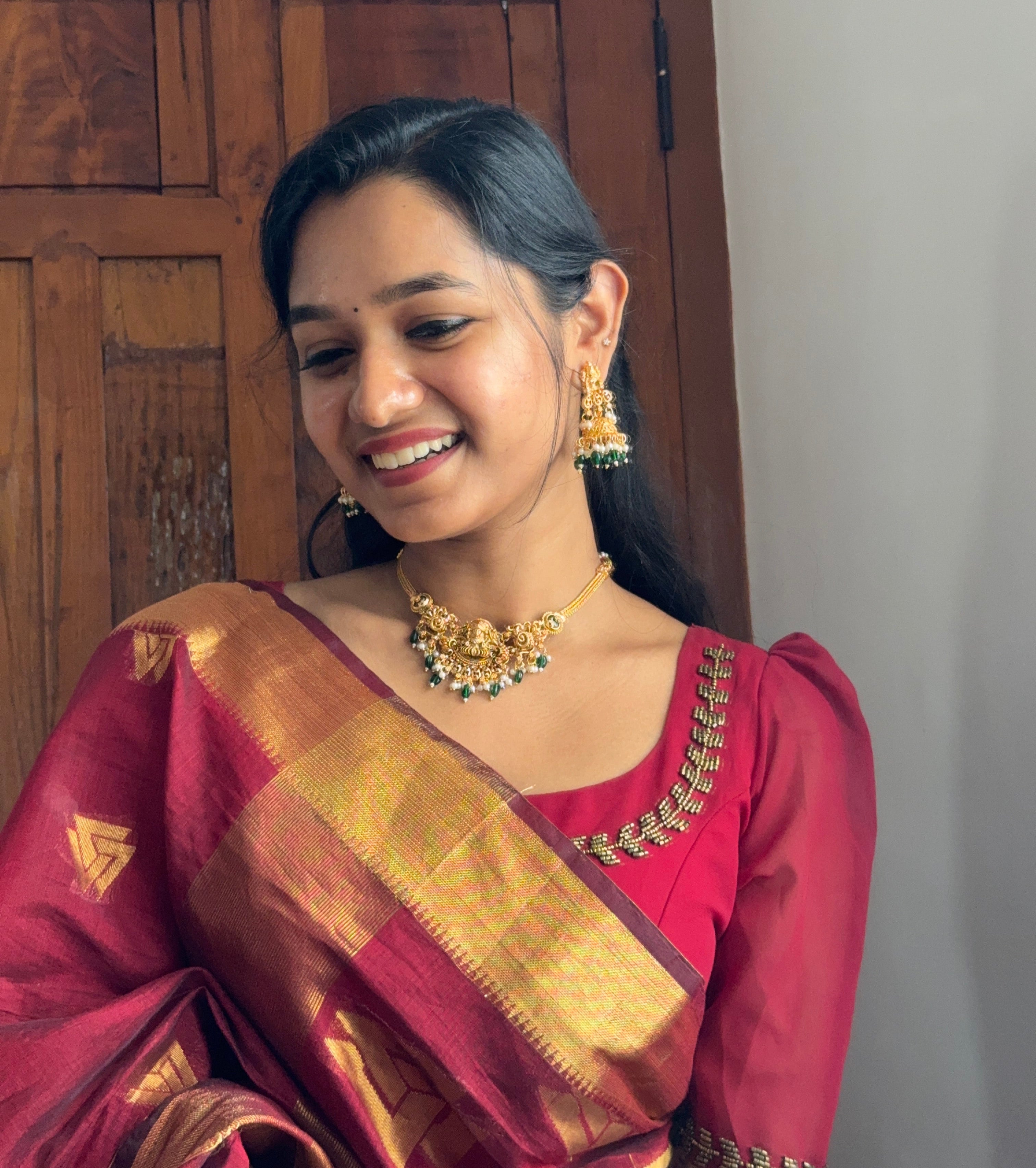 Vaibhavi Temple choker set