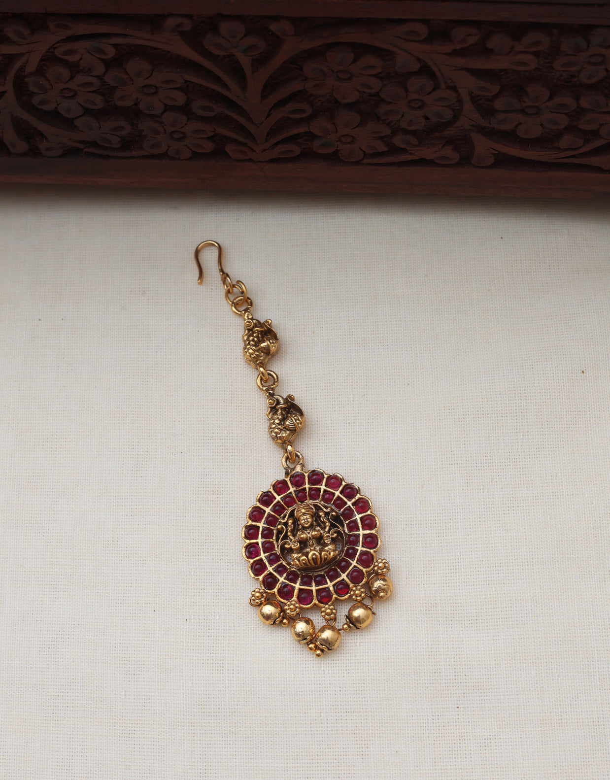 Saraswathy maangtikka Ruby