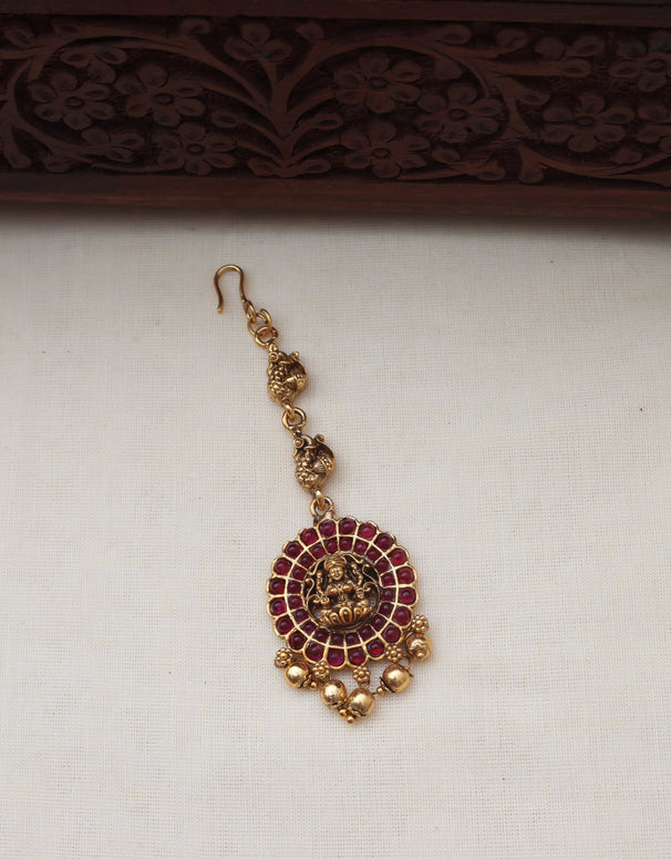 Saraswathy maangtikka Ruby