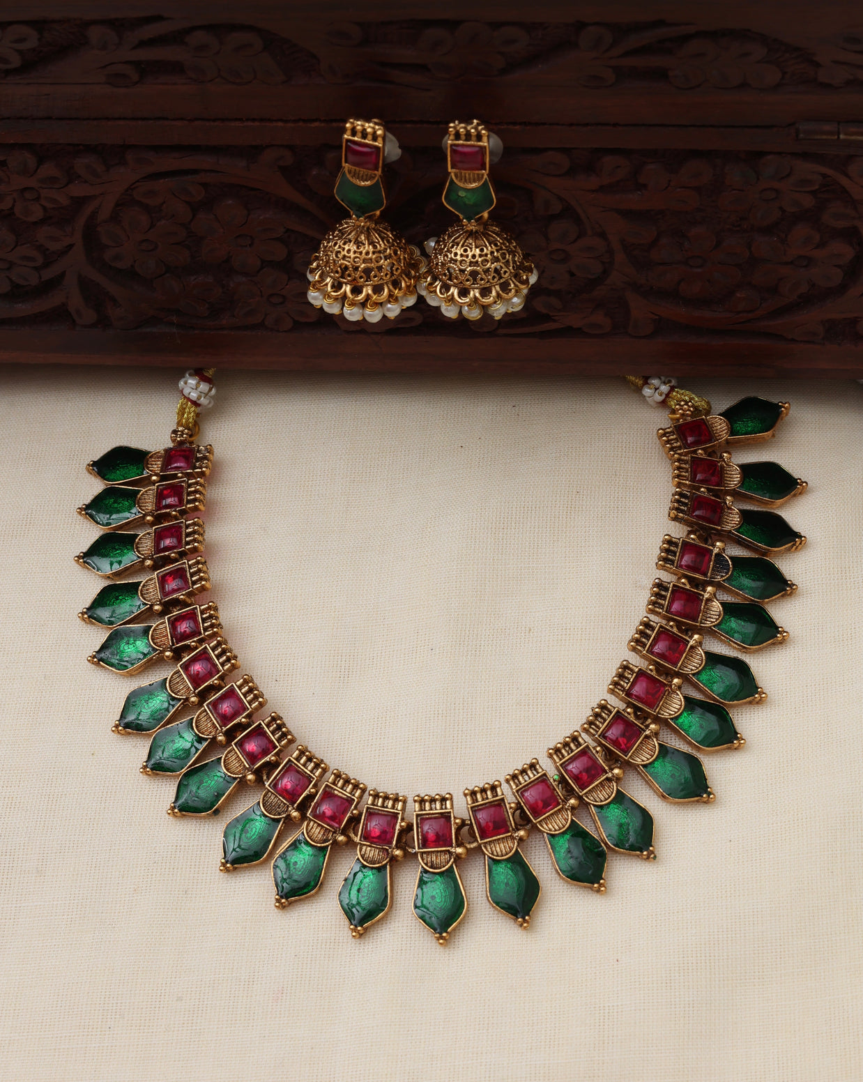 Haritha nagapadam necklace set - (JS 0244)