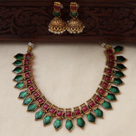 Haritha nagapadam necklace set - (JS 0244)