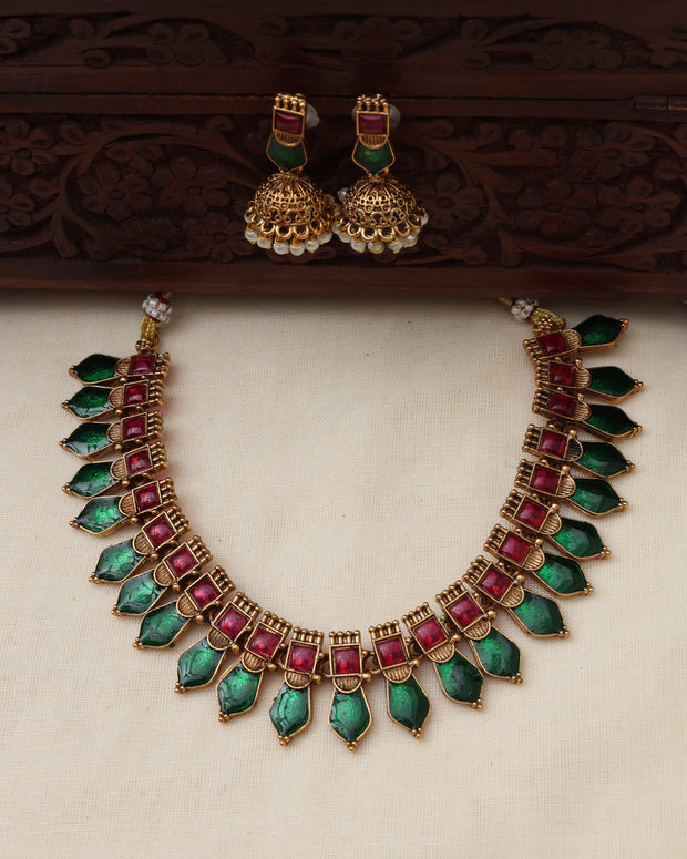 Haritha nagapadam necklace set - (JS 0244)