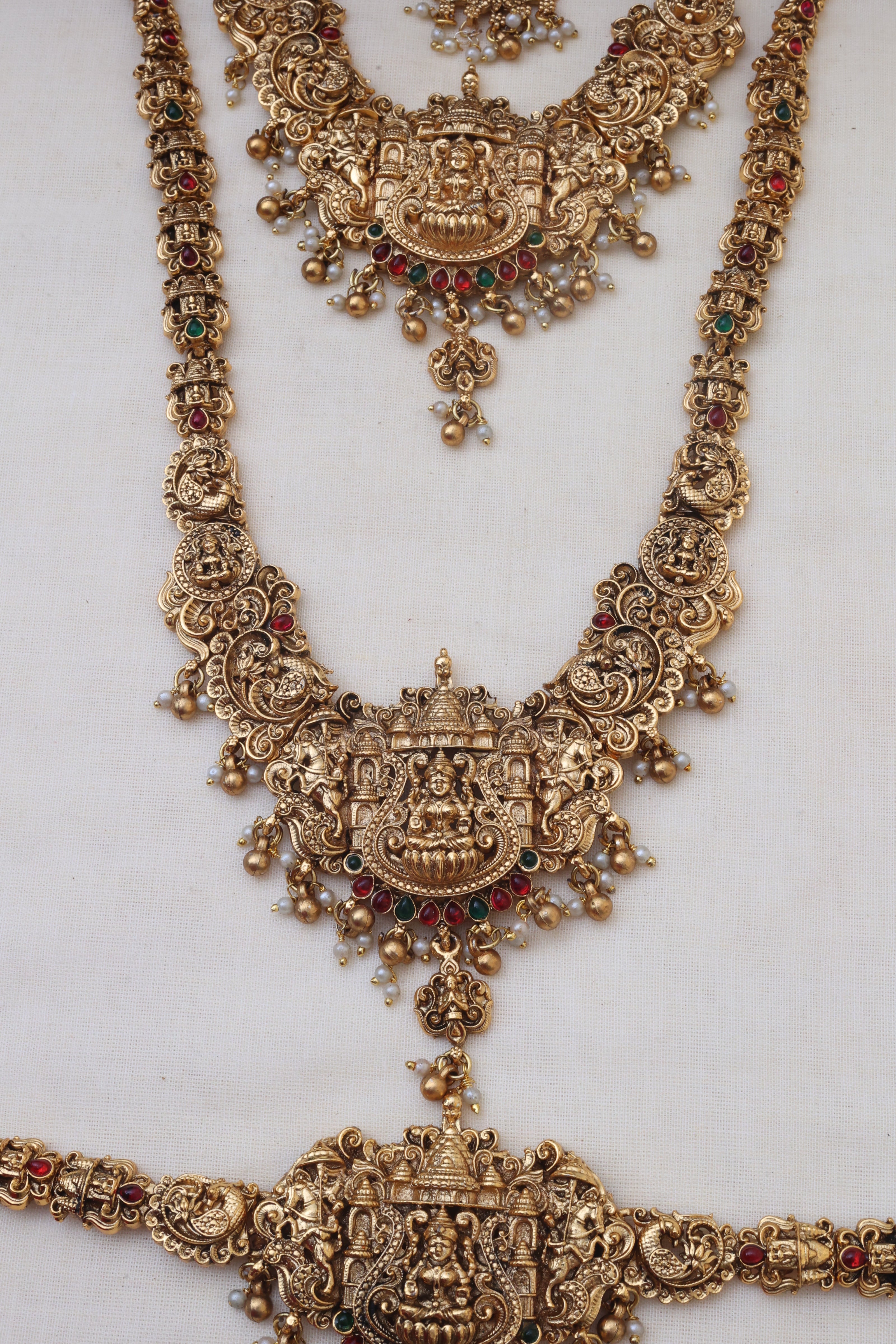 Antique Maheswari Bridalset