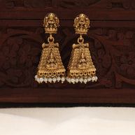 Madhurai jhumkas pearl-ER 160