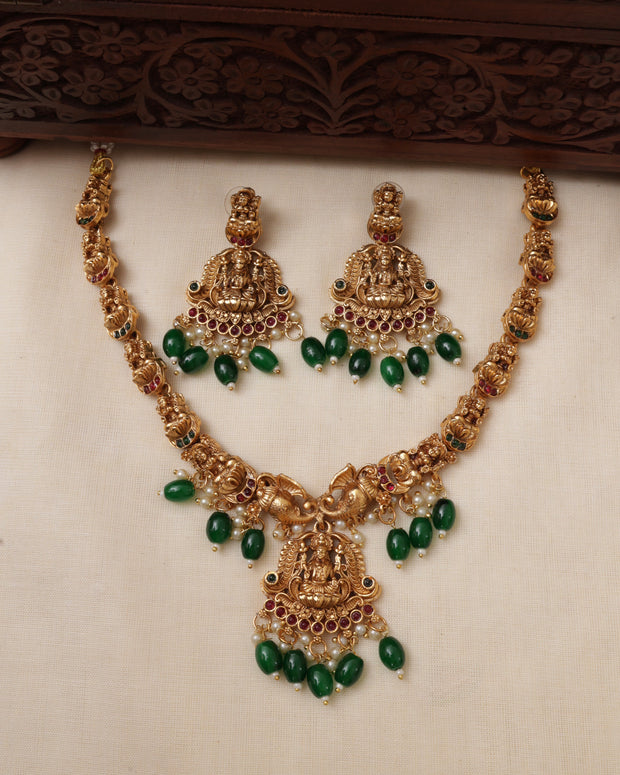 Haathi necklace set-JS 0255