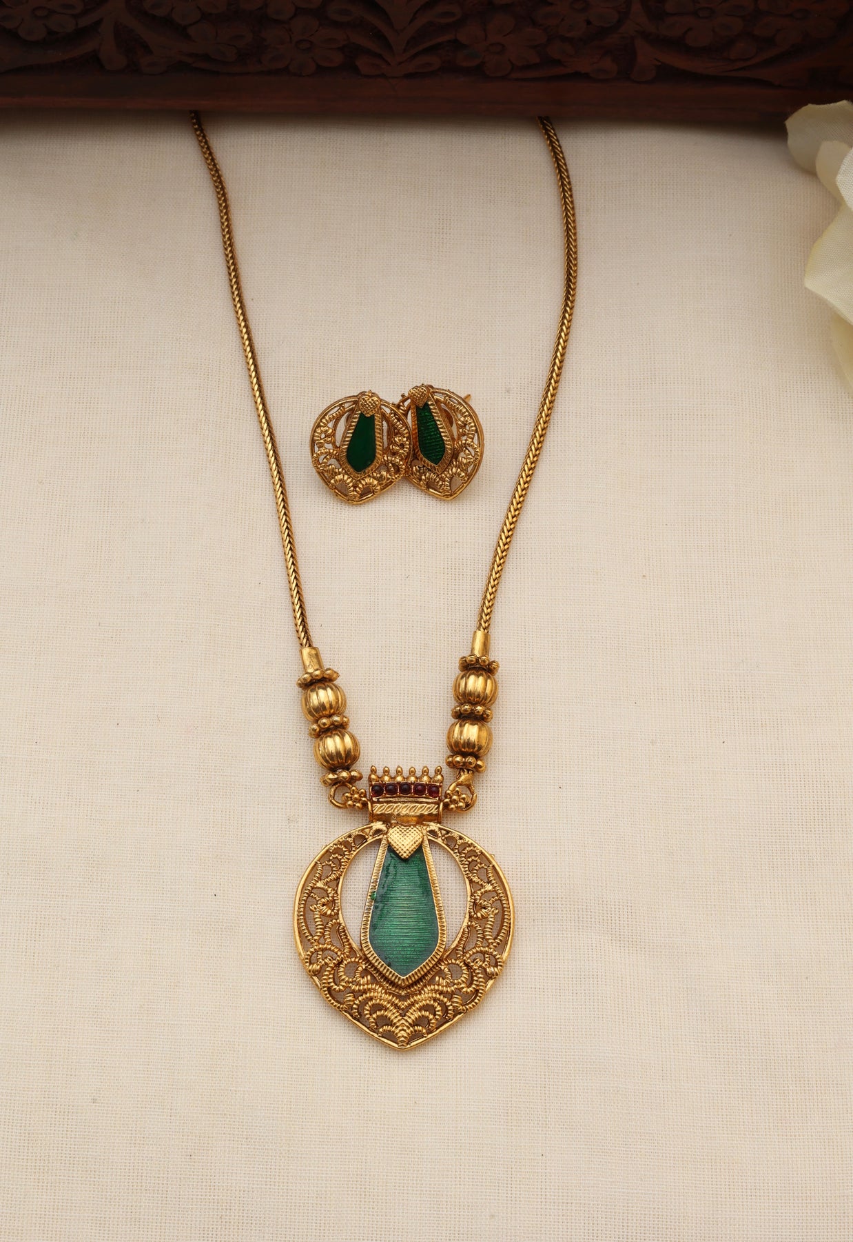 Aaranya necklace set - (JS 0245)