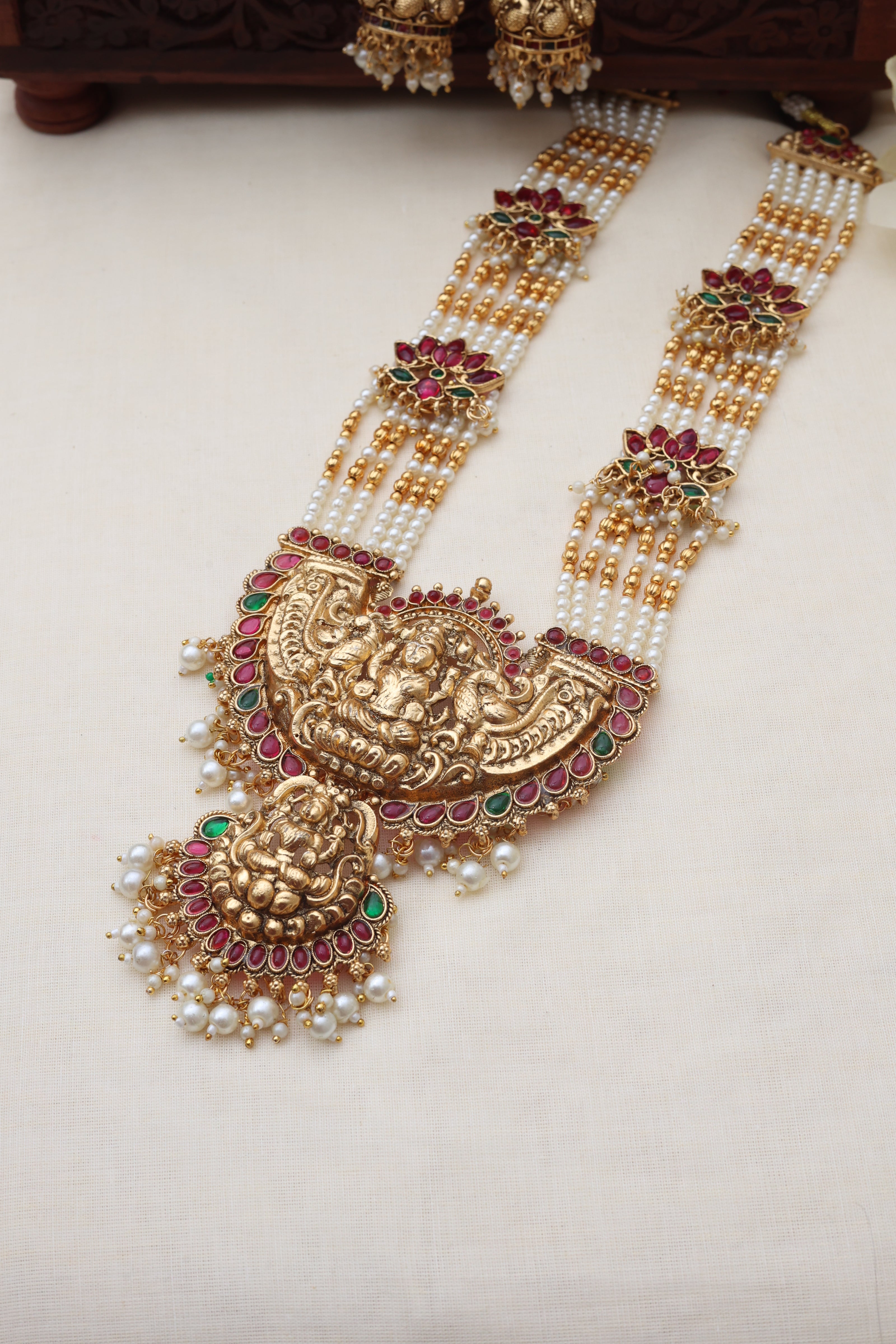 Lakshmi Devi lotus Haaram