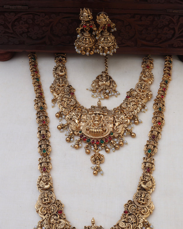 Antique Maheswari Bridalset