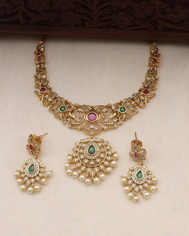 Sneha AD necklace set -JS 0136