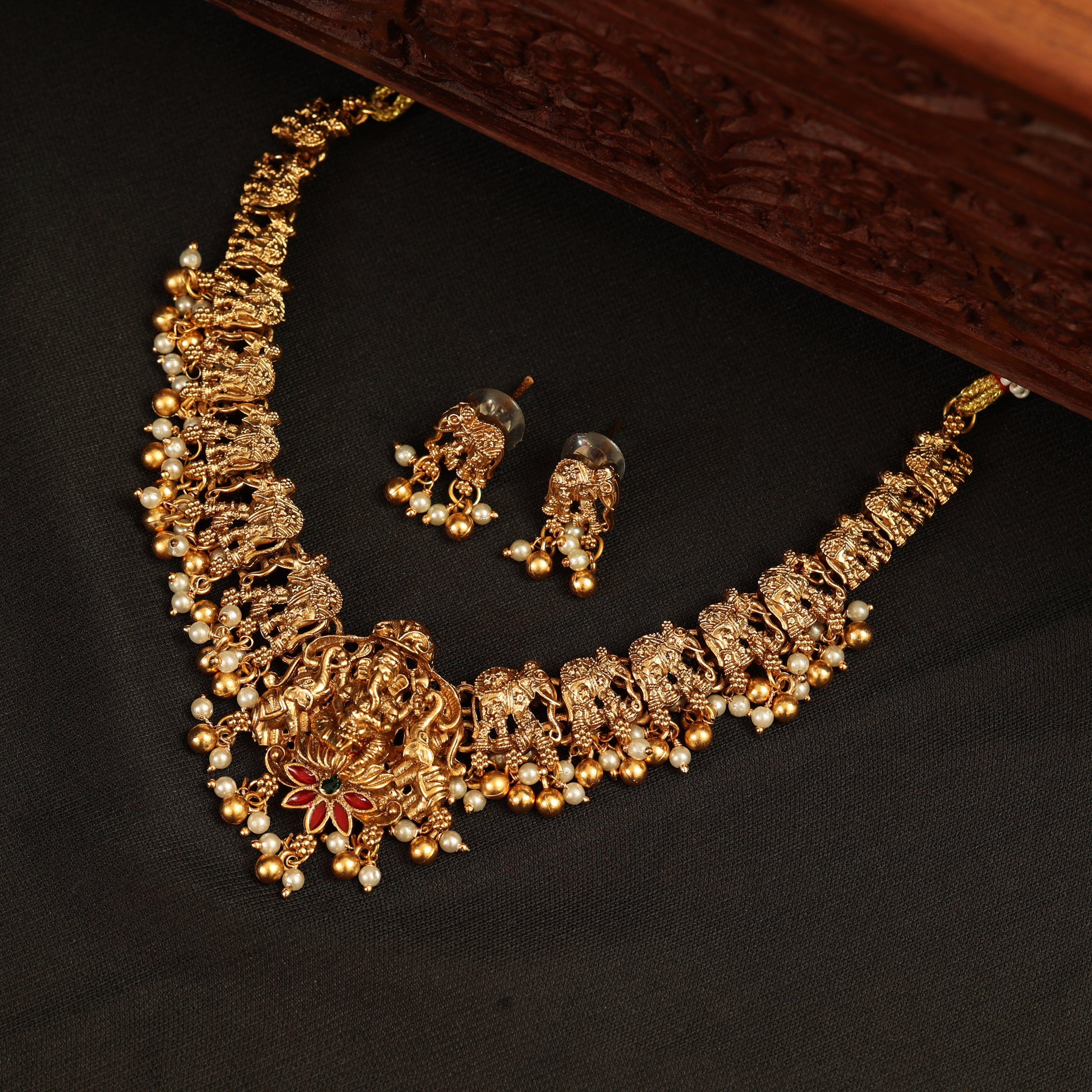Ganapathy necklace set