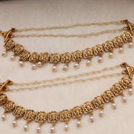 Swarna Earchain pearl-009