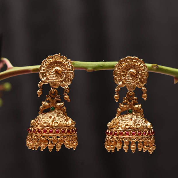 Traditional Peacock Earrings