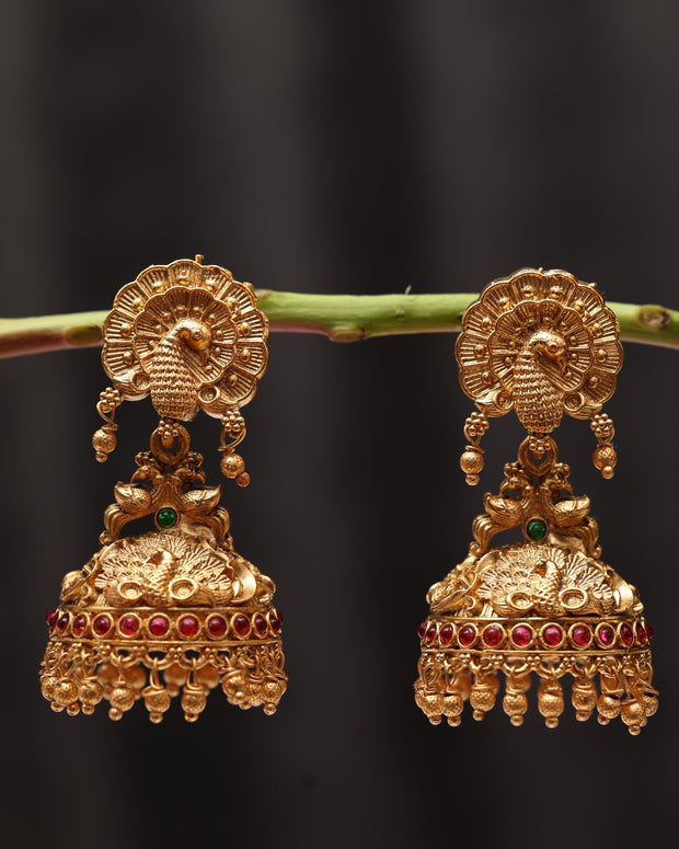 Traditional Peacock Earrings