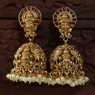 Ganapathy Antique Jhumkas