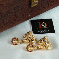 Ganapathy Antique Jhumkas