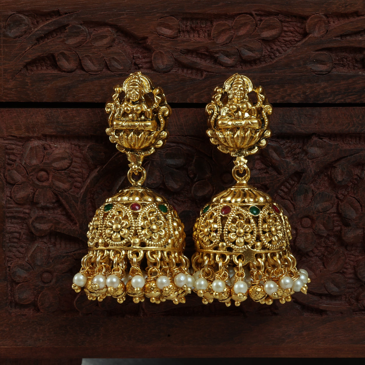 Saraswathy Antique Jhumkas