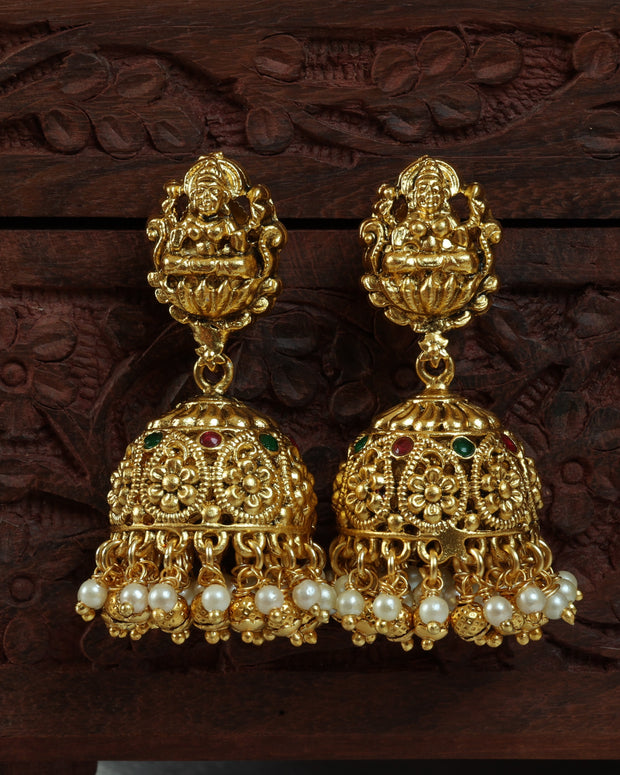 Saraswathy Antique Jhumkas