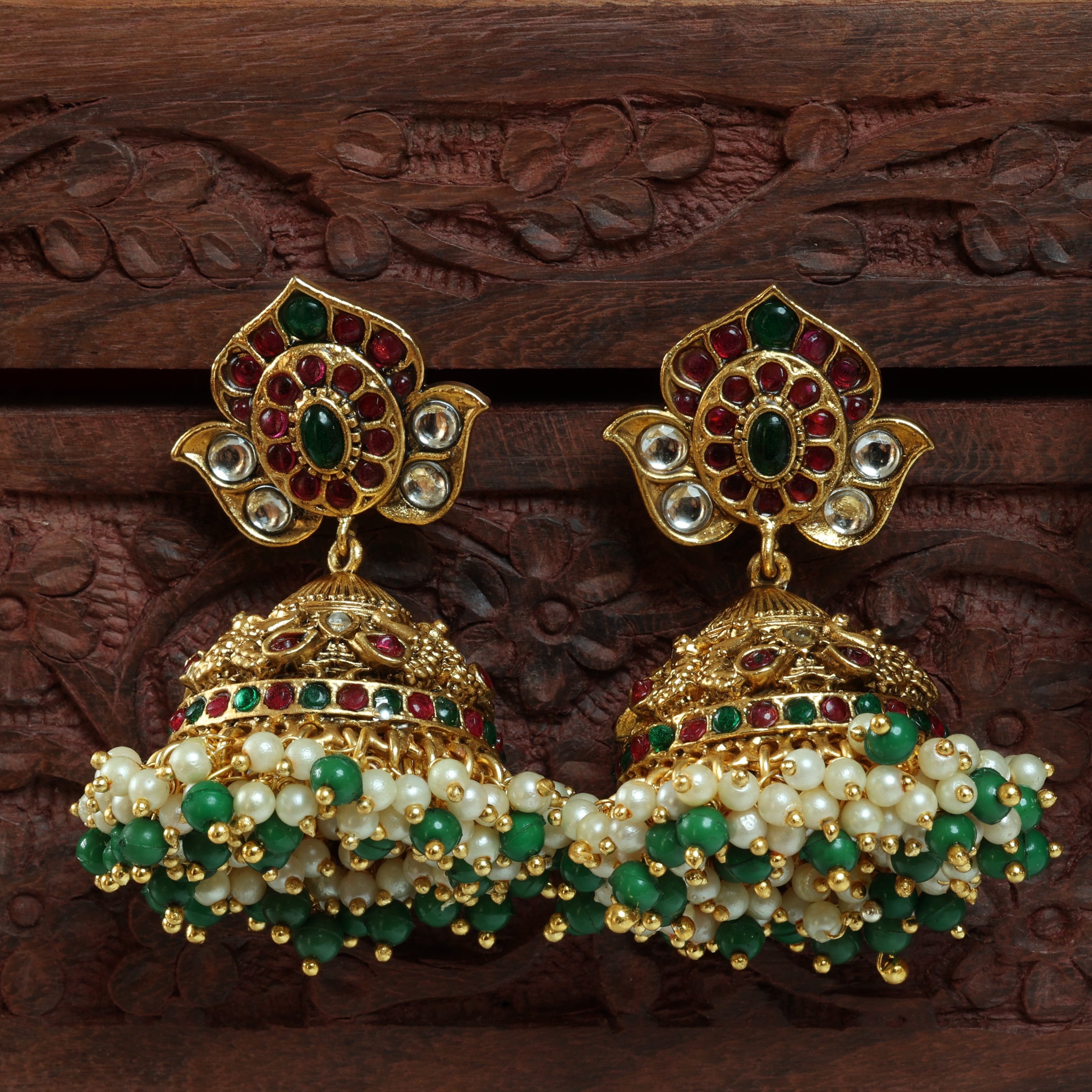 Divine Antique Jhumkas