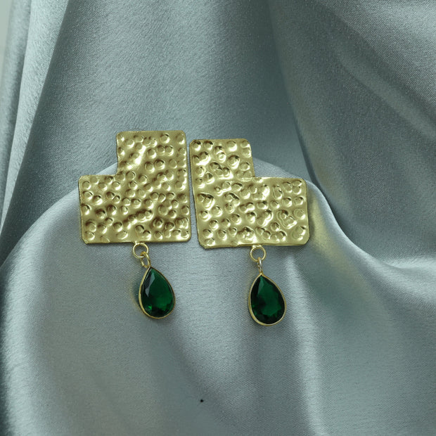 Radiant Earth Earrings 18K Gold Plated