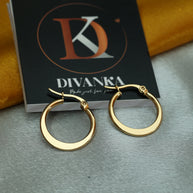 Minimalist Gold Hoops