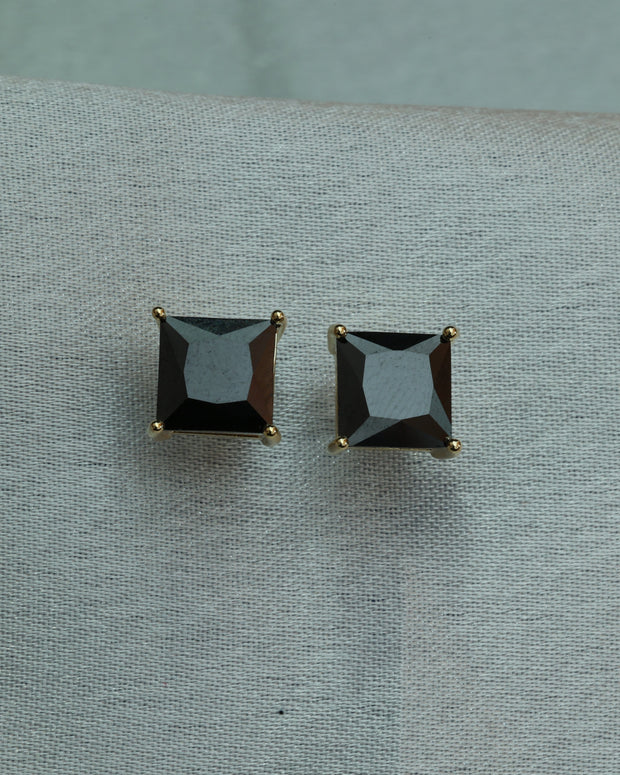 Midnight Square Studs
