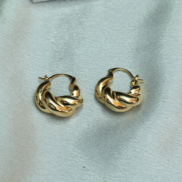 Elegant Arc Hoops
