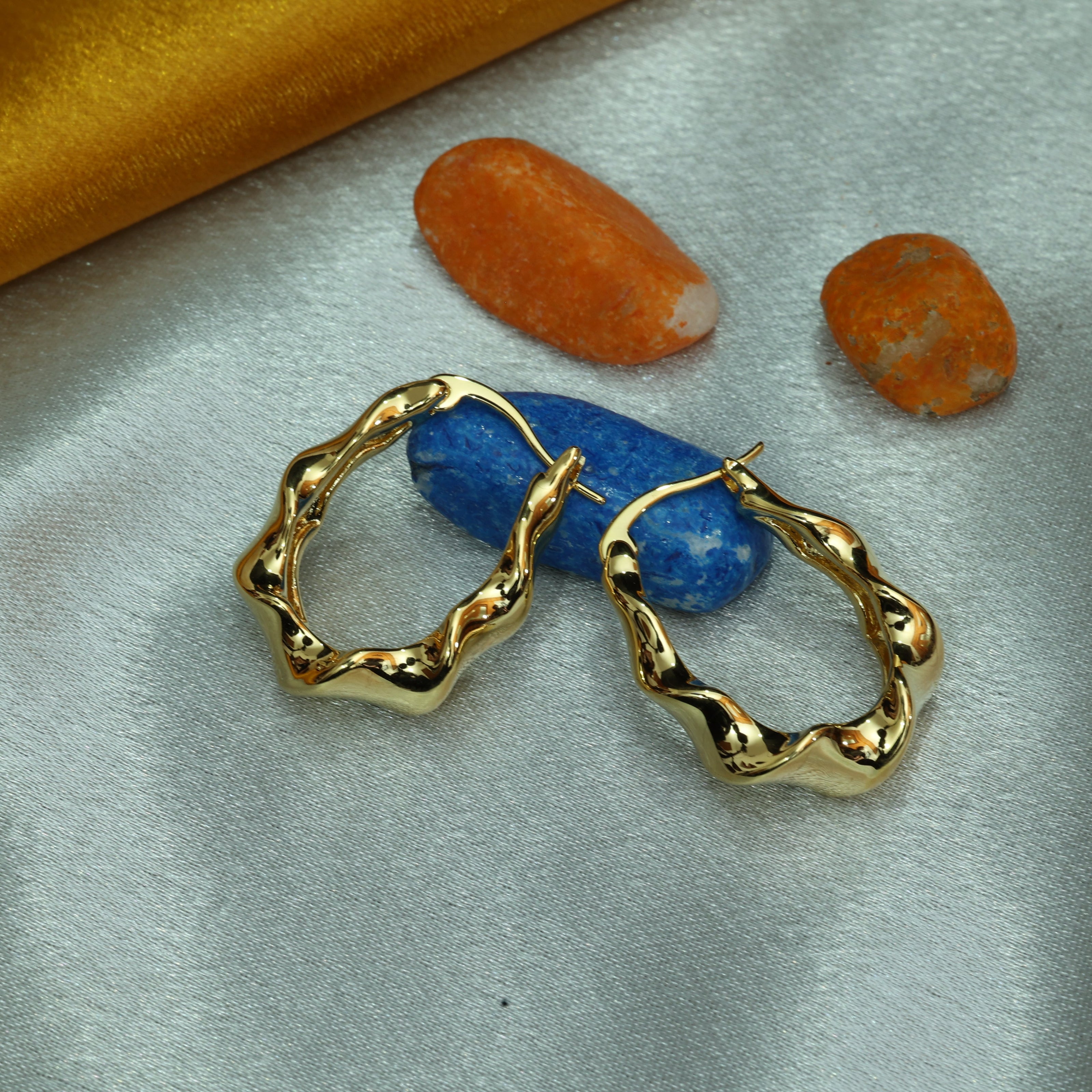 Molten Gold Hoops