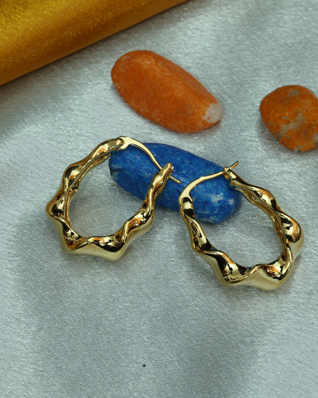 Molten Gold Hoops