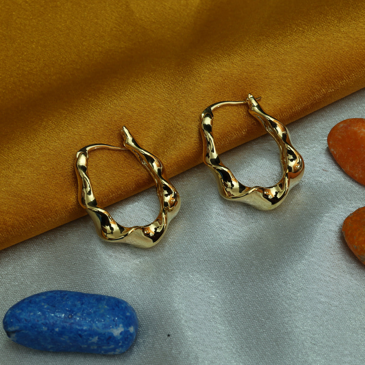 Molten Gold Hoops