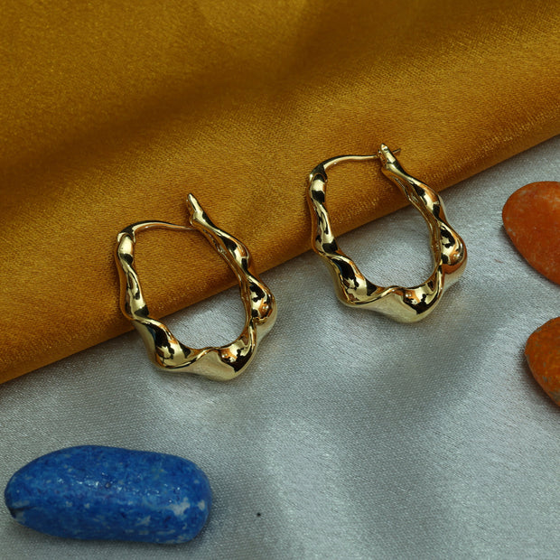 Molten Gold Hoops