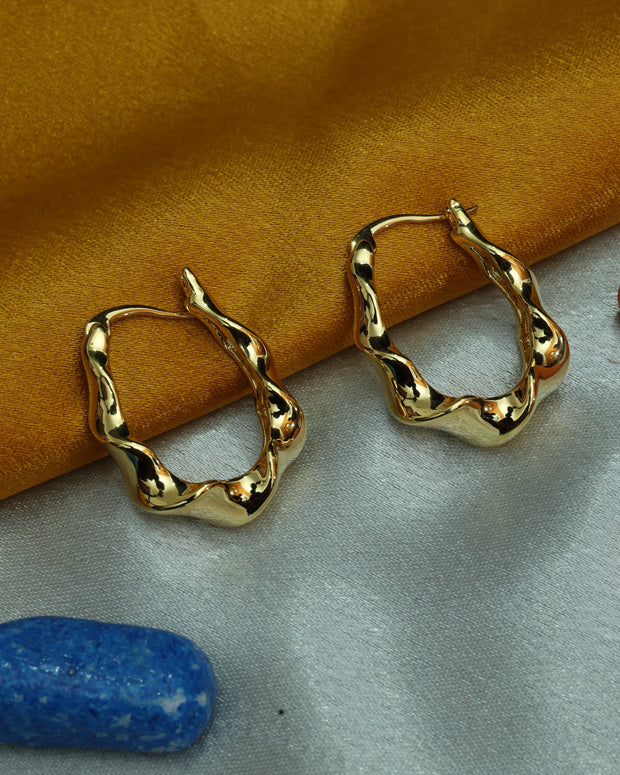 Molten Gold Hoops