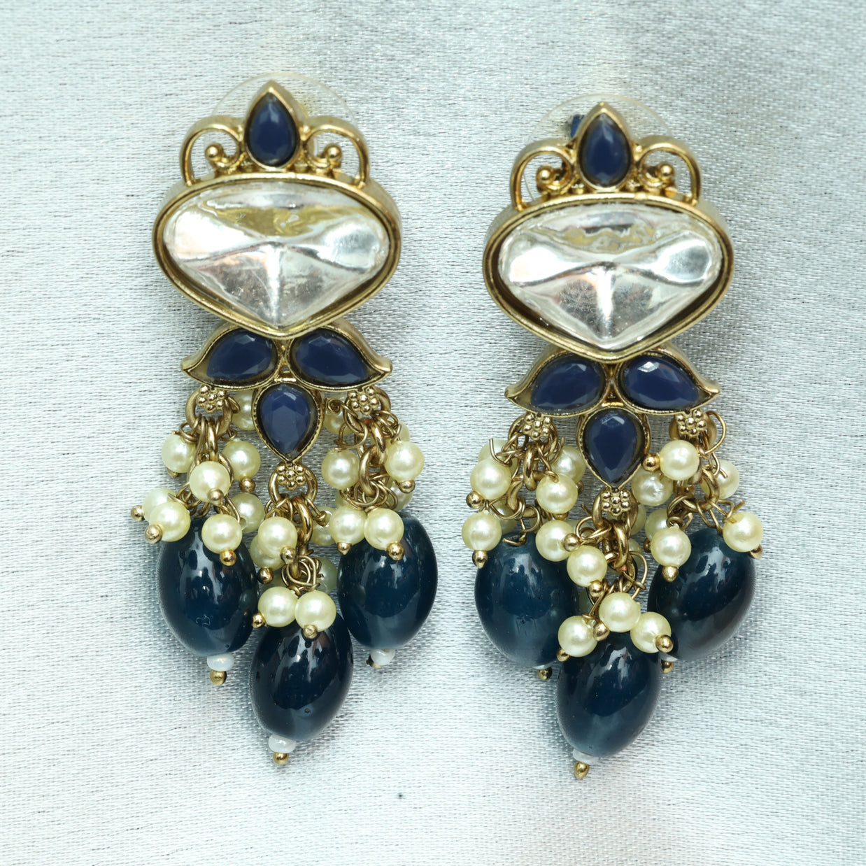 Opulent Petal Chandeliers Earrings
