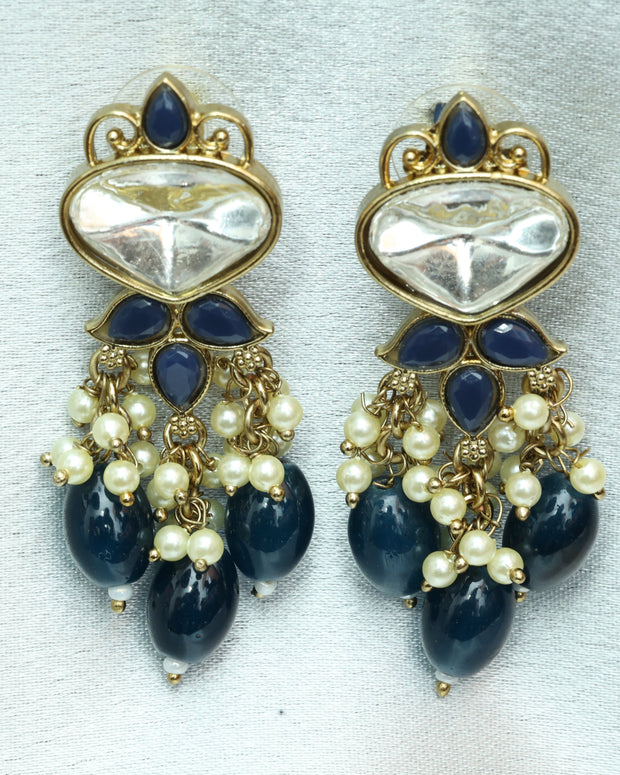 Opulent Petal Chandeliers Earrings